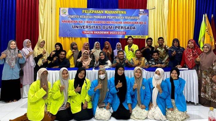 Universitas Bumi Persada Lepas 12 Mahasiswa yang Lolos Program Pertukaran Mahasiswa Merdeka