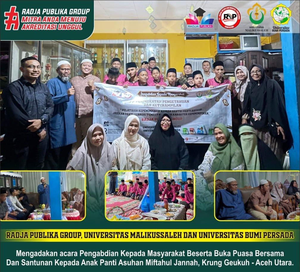 Unimal Bersama UNBP Gelar Pelatihan Kepemimpinan di Panti Asuhan Miftahul Jannah