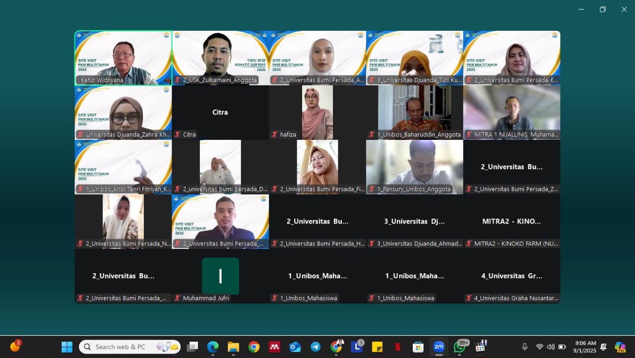 Universitas Bumi Persada Sabet Dua Hibah Nasional 2025 untuk Program Pengabdian kepada Masyarakat dan BEM Berdampak
