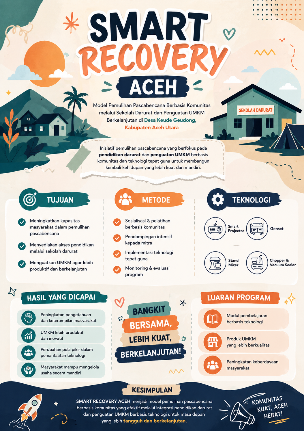 SMART RECOVERY ACEH: Bangkit Bersama, Lebih Kuat, dan Berkelanjutan