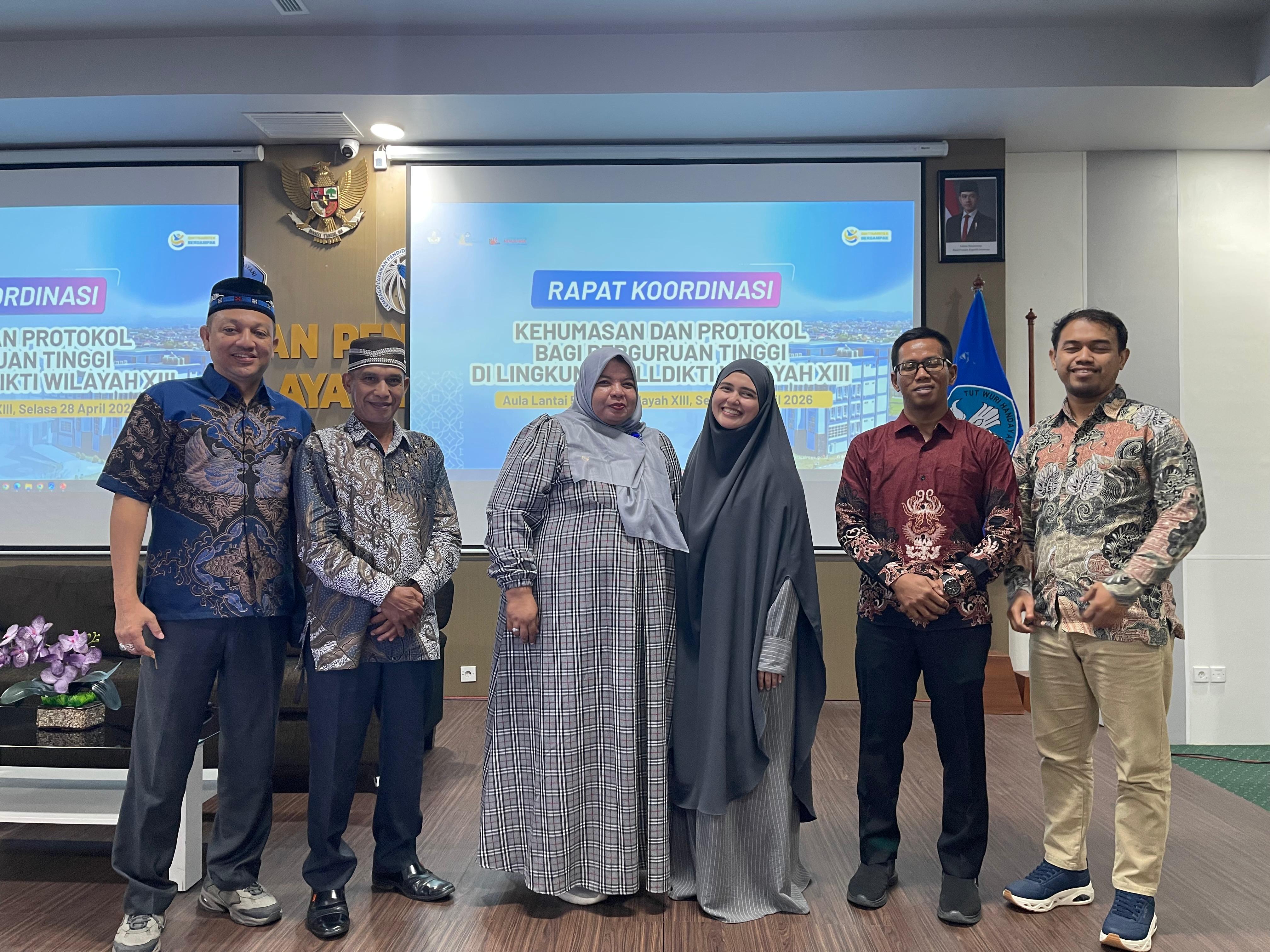 UNIVERSITAS BUMI PERSADA MENGHADIRI RAKOR KEHUMASAN DAN PROTOKOL LLDIKTI XIII